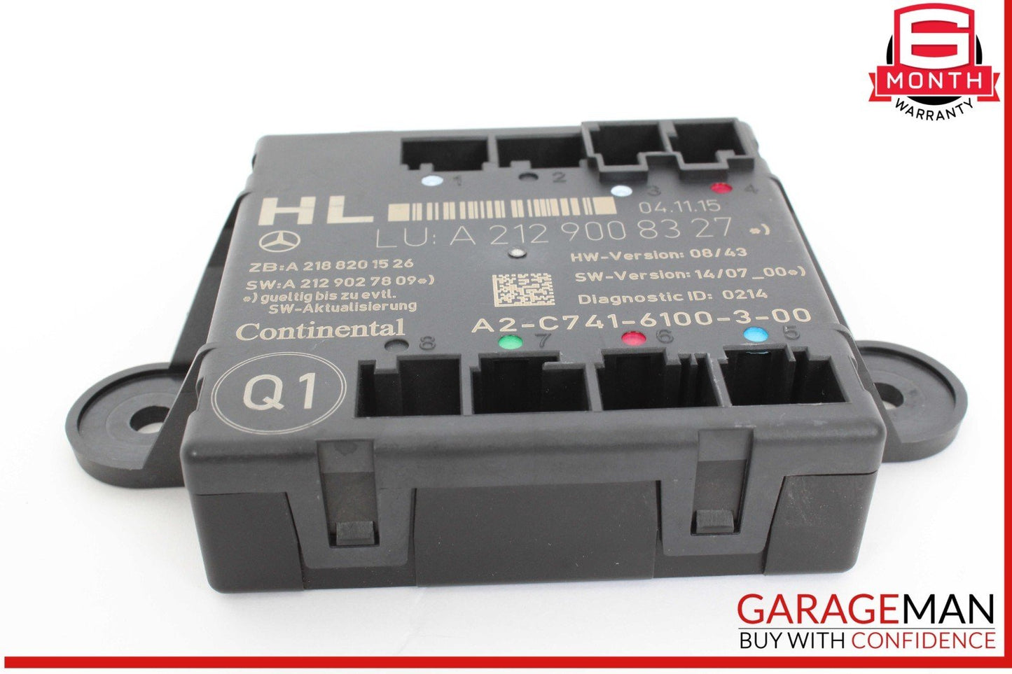 08-18 Mercedes W212 E350 C250 Rear Left Side Door Control Module Unit OEM