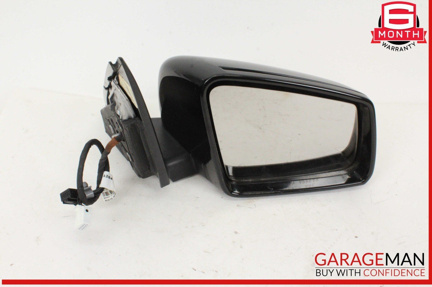 10-11 Mercedes W204 C300 C350 Front Right Side Door Rear View Mirror Black OEM