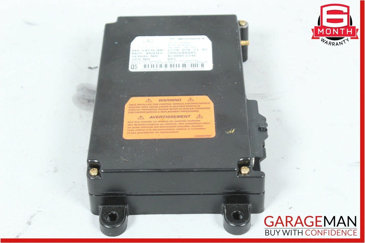 98-06 Mercedes ML320 S600 S55 AMG CL500 Telephone Phone Voice Control Module