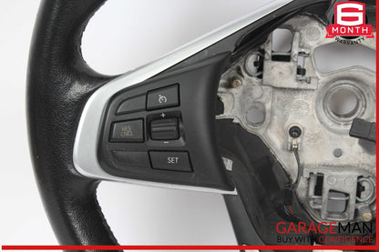 18-22 BMW X1 Front Left Driver Side Steering Wheel w/ Switch Buttons 6877516 OEM