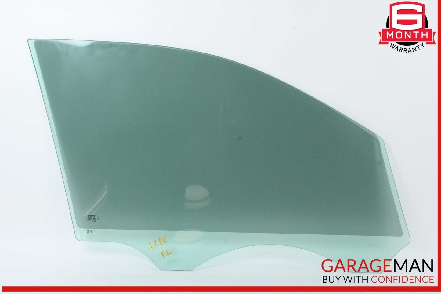 11-18 Porsche Cayenne 958 Front Left Driver Side Door Window Glass OEM