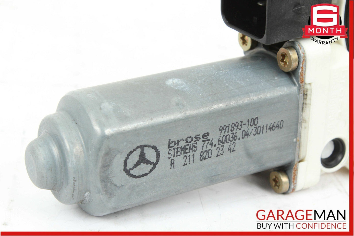 03-09 Mercedes W211 E350 E550 Rear Left Driver Side Window Regulator Motor OEM