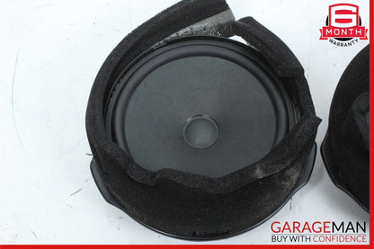 08-14 Mercedes W204 C300 Rear Right & Left Door Sound Speakers Set of 2 OEM