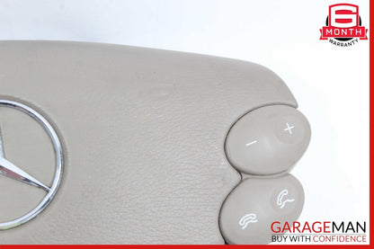 03-12 Mercedes W209 CLK320 E350 SL500 Steering Wheel Airbag Air Bag Beige