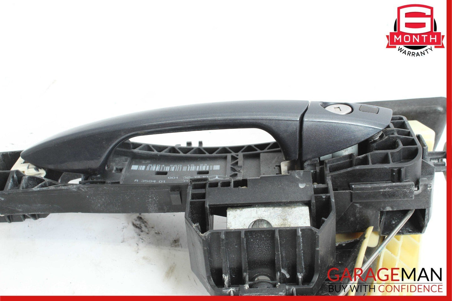 10-13 Mercedes W212 E350 Front Left Exterior Door Handle Assembly Tenorite Gray