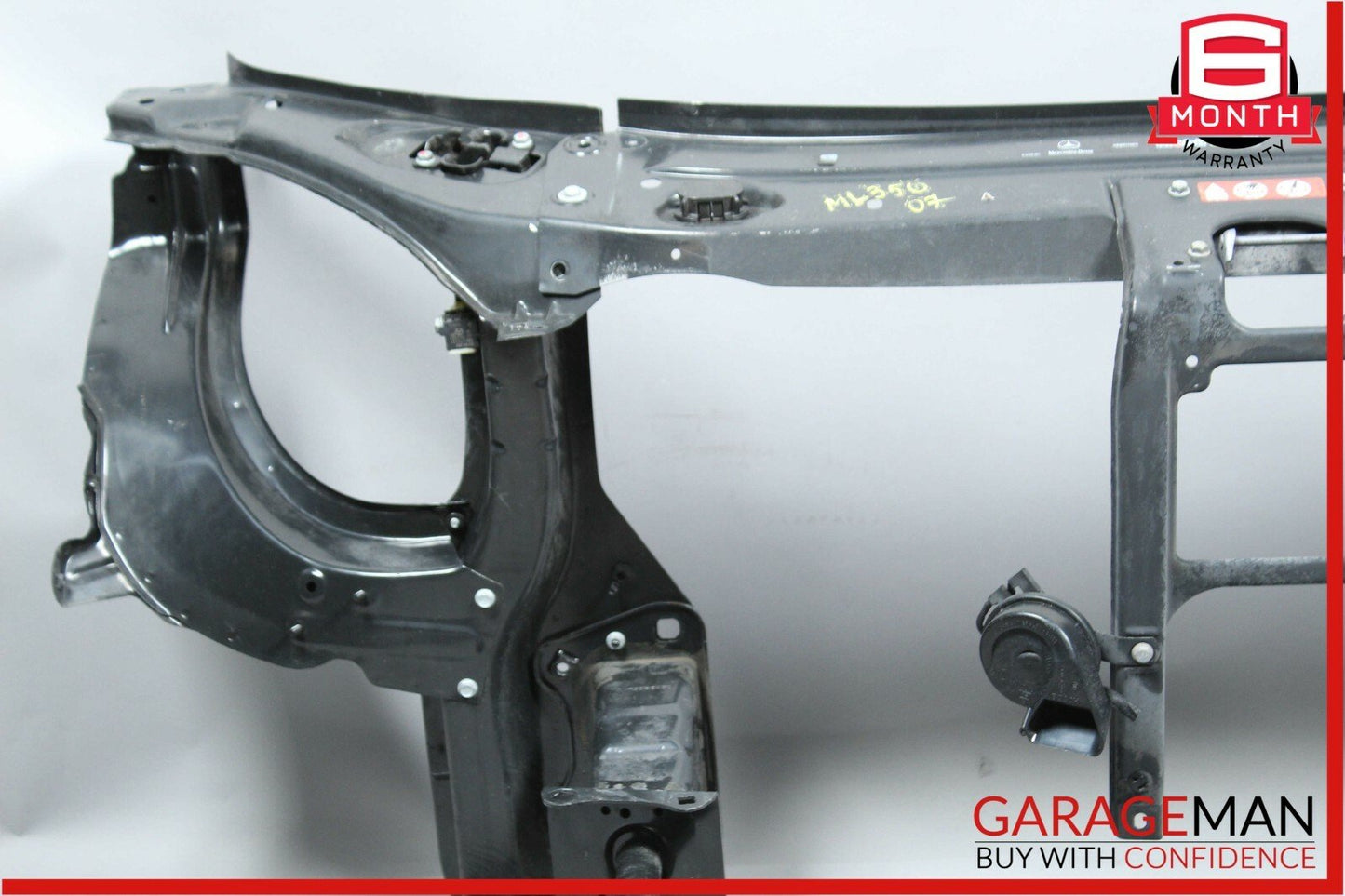 06-08 Mercedes W164 ML350 Front Upper Radiator Core Support Bracket Bar Assembly