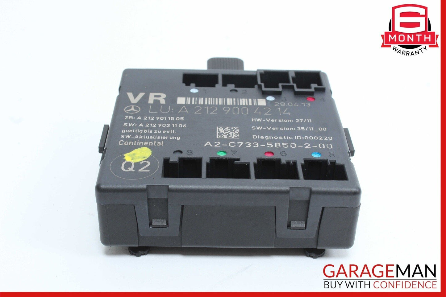 08-14 Mercedes W204 C250 Front Right Side Door Control Module OEM