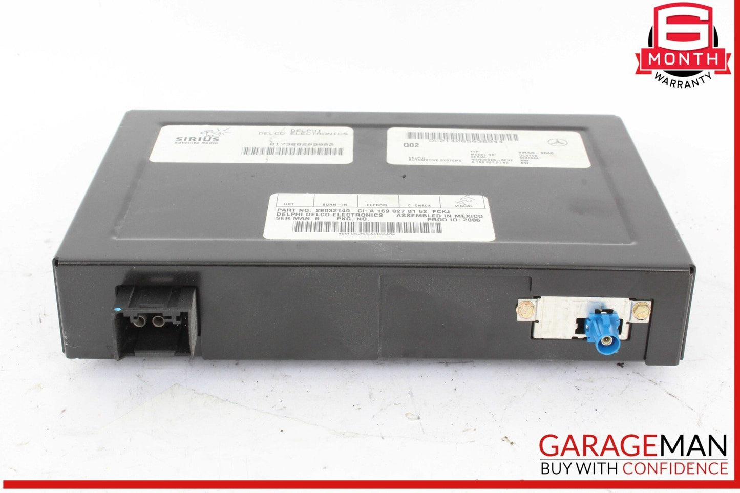 03-09 Mercedes W209 CLK350 Sirius Satellite Radio Receiver 1698270162 OEM