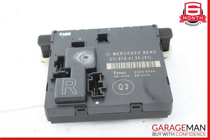 03-09 Mercedes W211 E350 E550 E63 AMG Rear Right Side Door Control Module Unit
