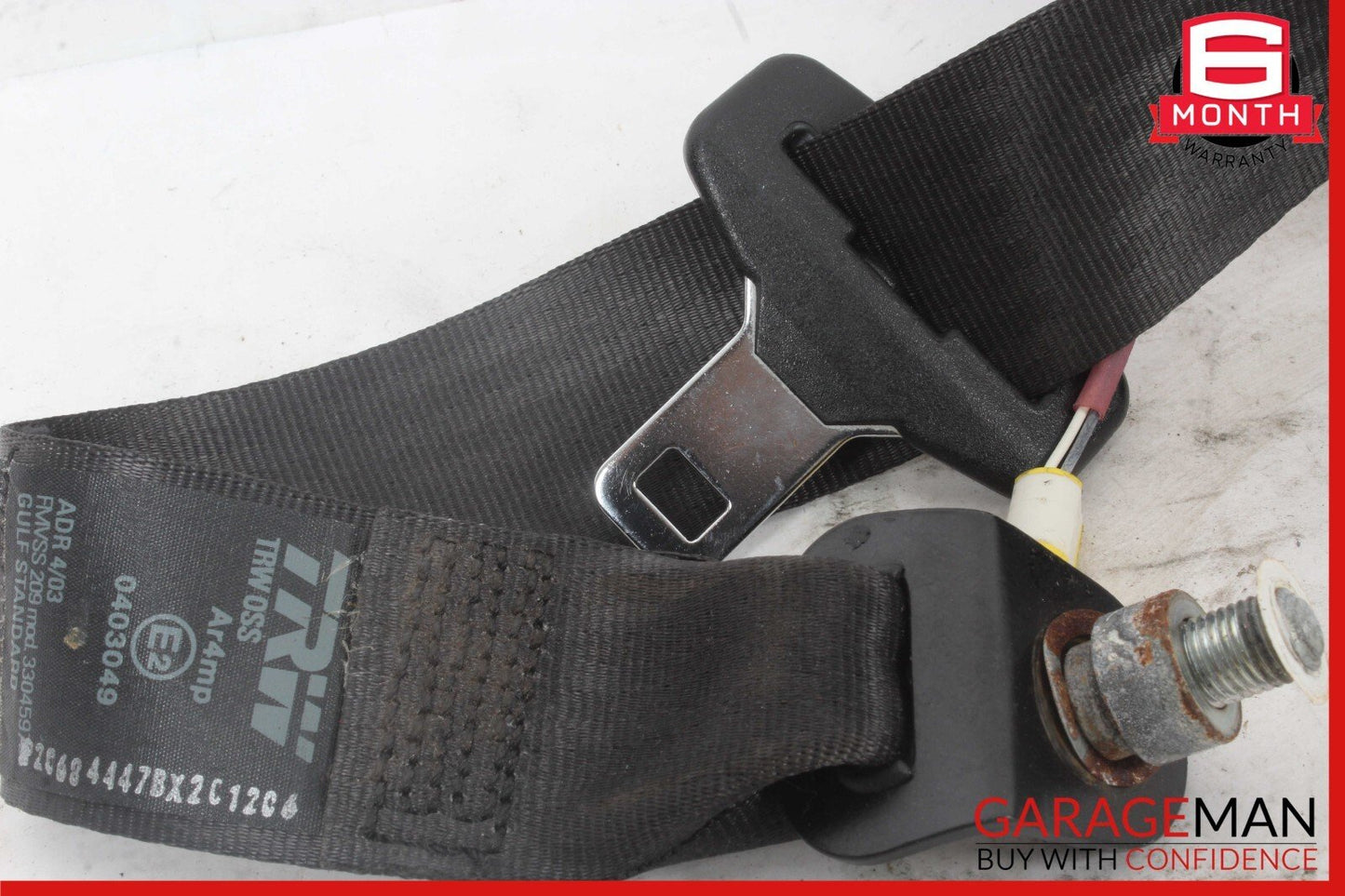 03-08 Maserati Quattroporte M139 Rear Left Side Seatbelt Seat Belt Retractor OEM