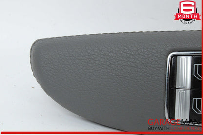 07-09 Mercedes W221 S550 Rear Left Side Door Window Switch Control Trim Gray OEM