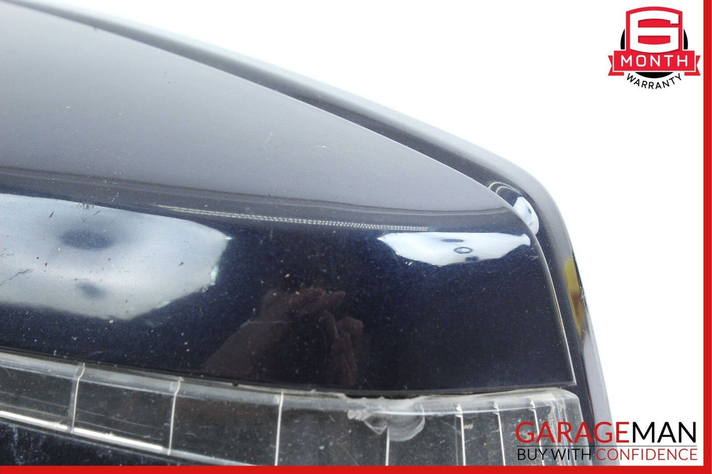 10-13 Mercedes W221 S400 HYBRID Front Left Side Mirror Door Rear View Blue OEM