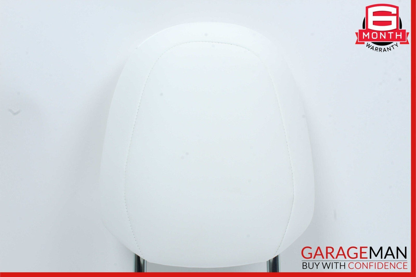 17-22 Tesla Model 3 Front Right / Left Side Seat Headrest Head Rest White