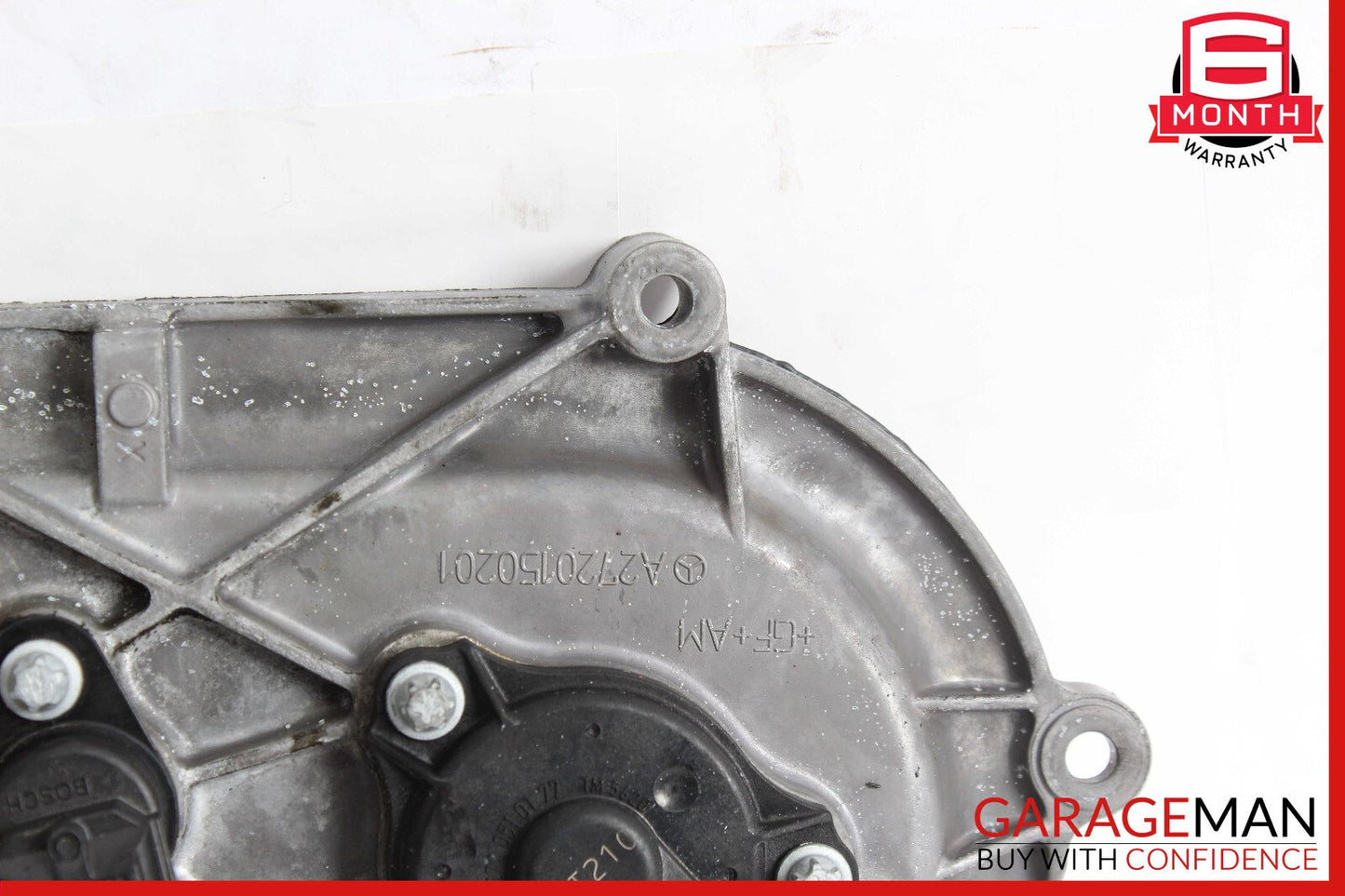 05-13 Mercedes W221 S400 E550 Front Left Side Engine Timing Chain Cover Plate