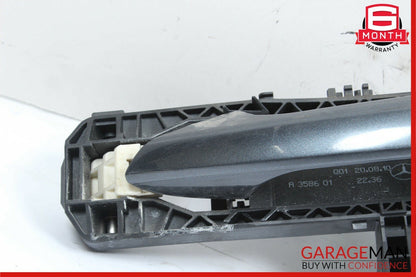 08-11 Mercedes W204 C300 Rear Left Side Exterior Door Handle Assembly Gray