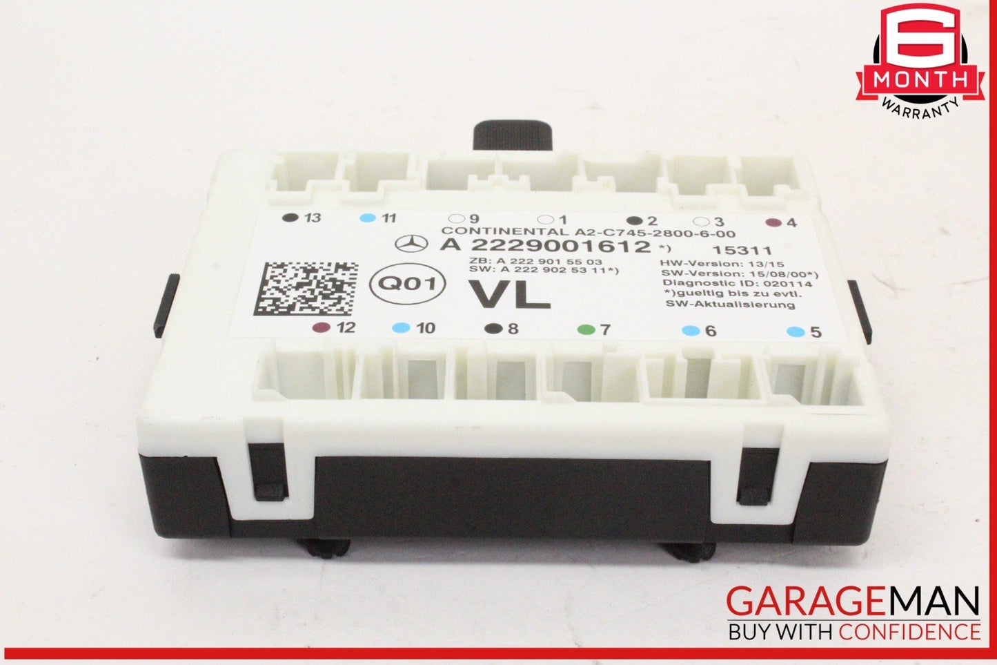 14-17 Mercedes W222 S550 Front Left Driver Side Door Control Module Unit OEM