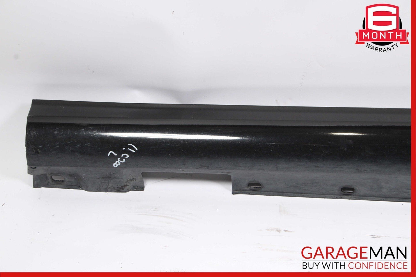08-14 Mercedes W204 C250 AMG Sport Sedan Left Side Skirt Rocker Moulding Black