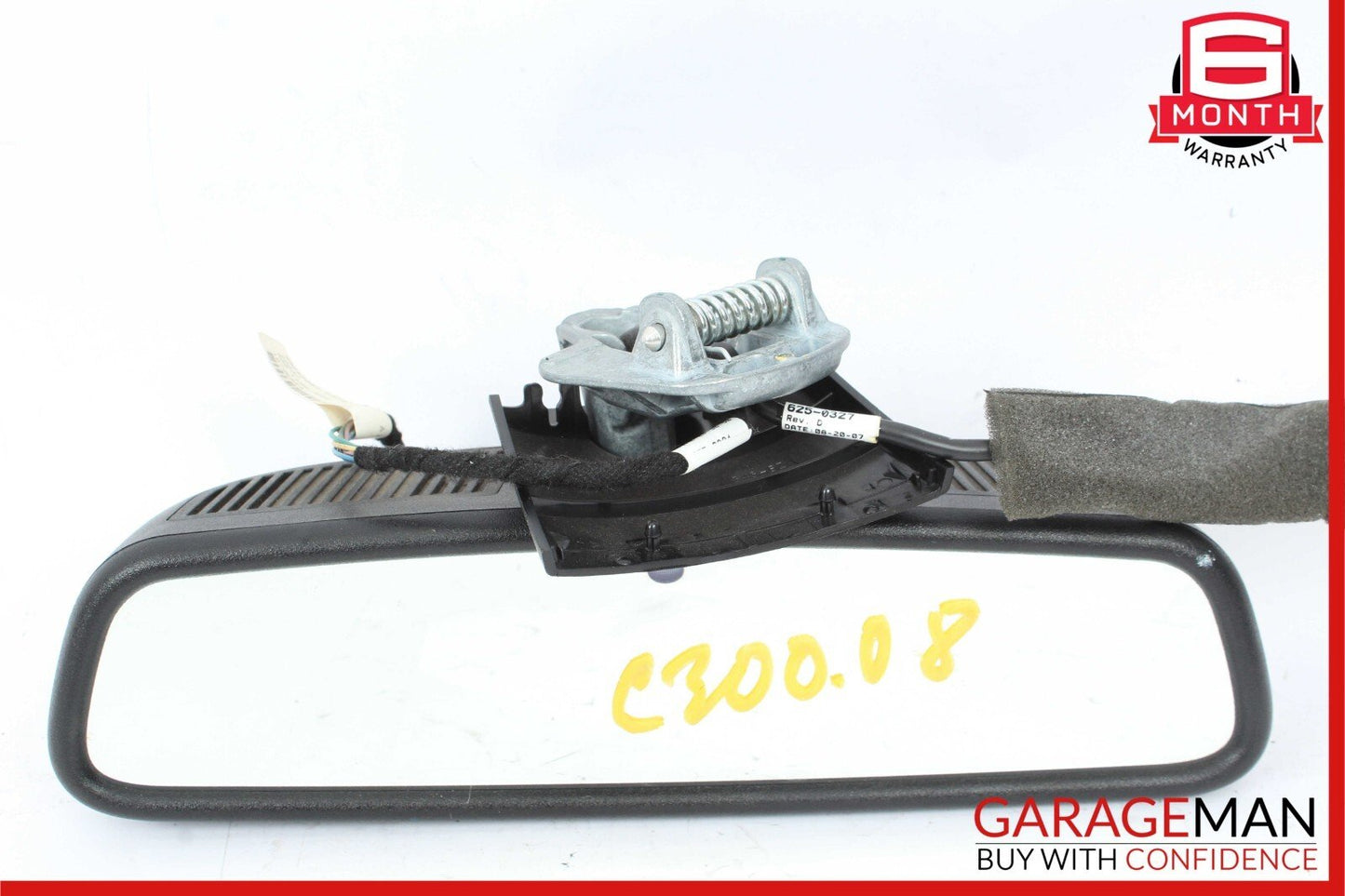 08-14 Mercedes W204 C300 C350 C63 AMG Interior Rear View Mirror Black OEM