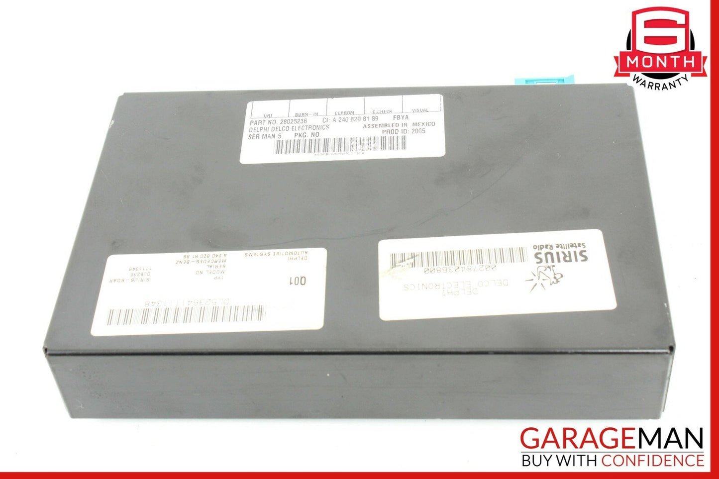05-11 Mercedes W219 CLS500 SLK280 Sirius Satellite Radio Receiver 2408208189 OEM