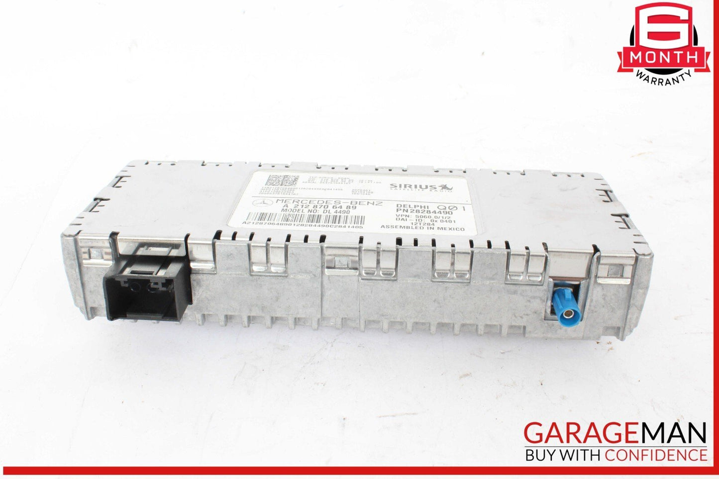 10-17 Mercedes X166 GL350 E350 Sirius Satellite Radio Receiver Module Unit OEM