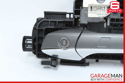 10-17 Mercedes W207 E400 C250 Left Side Exterior Door Handle Keyless Go OEM
