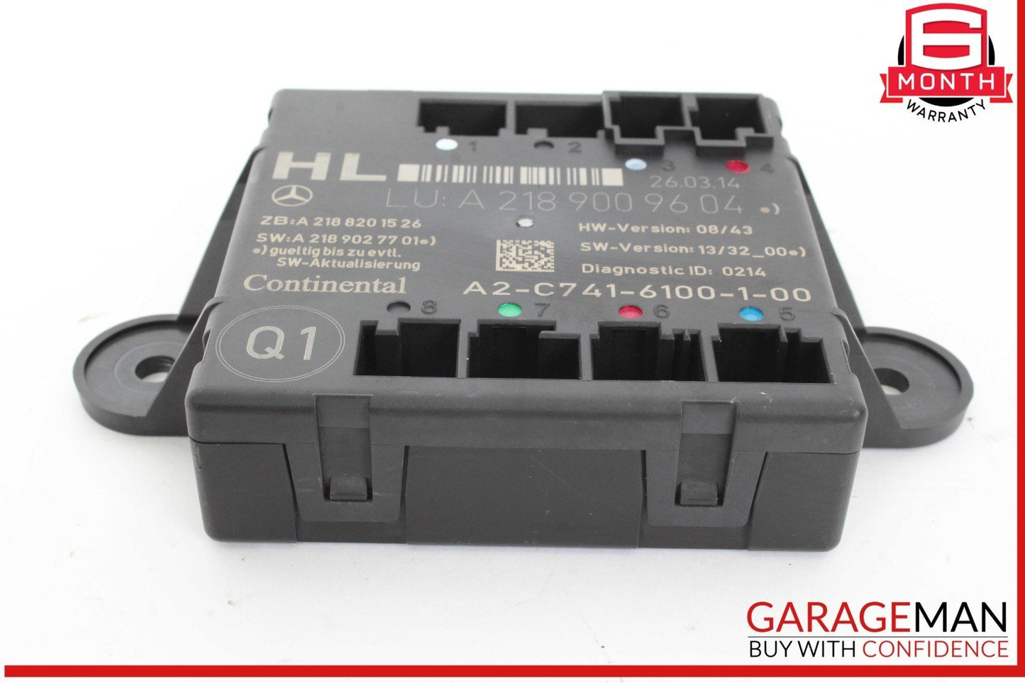 08-18 Mercedes X204 GLK350 C300 Rear Left Side Door Control Module Unit OEM