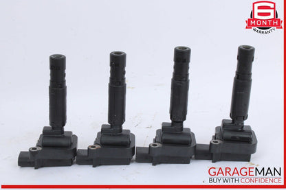 12-15 Mercedes W204 C250 CGI Engine Ignition Coil Spark Plug Set of 4 OEM