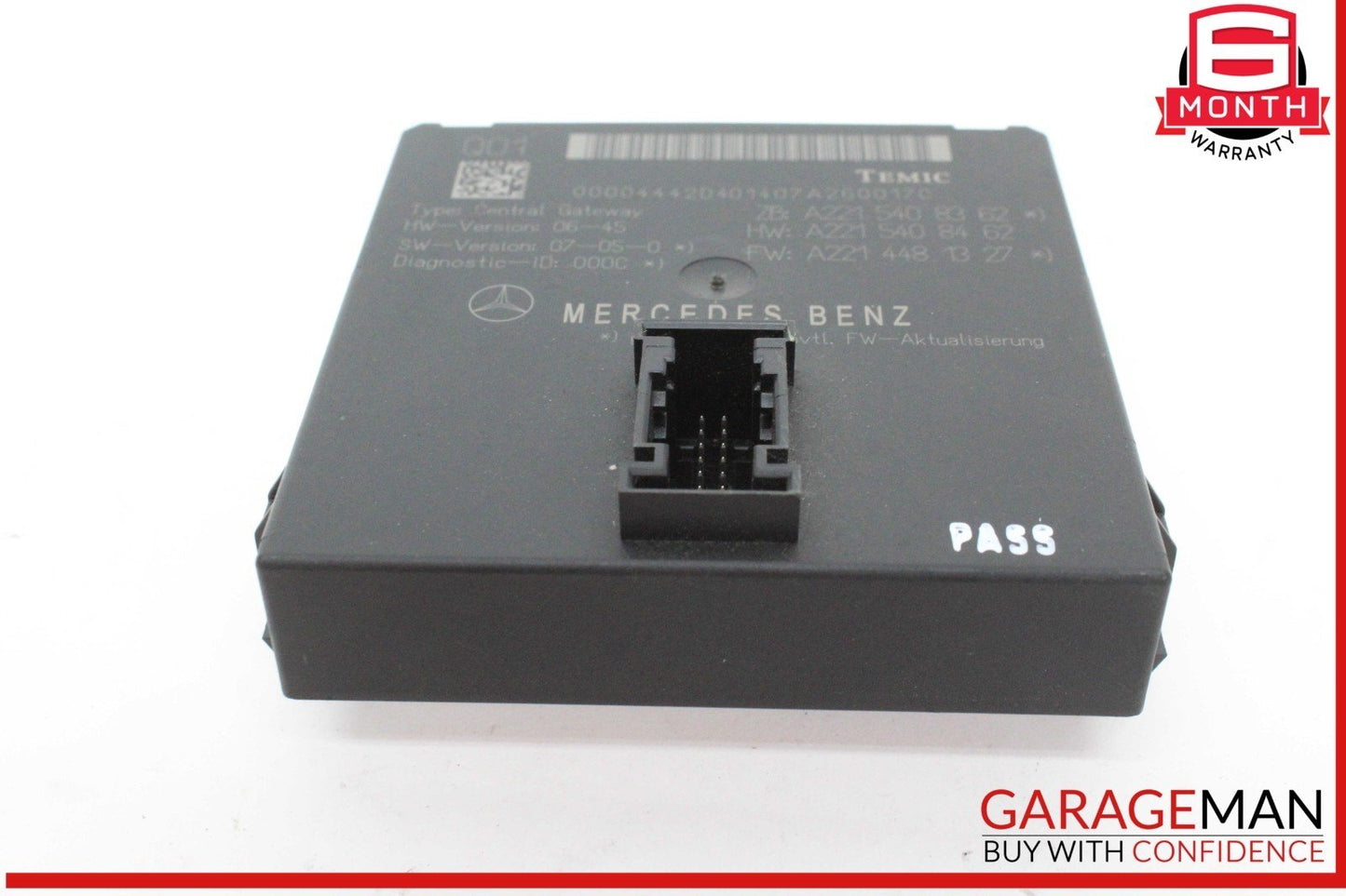 07-14 Mercedes W216 CL550 Central Gateway Control Module Unit 2215408362 OEM