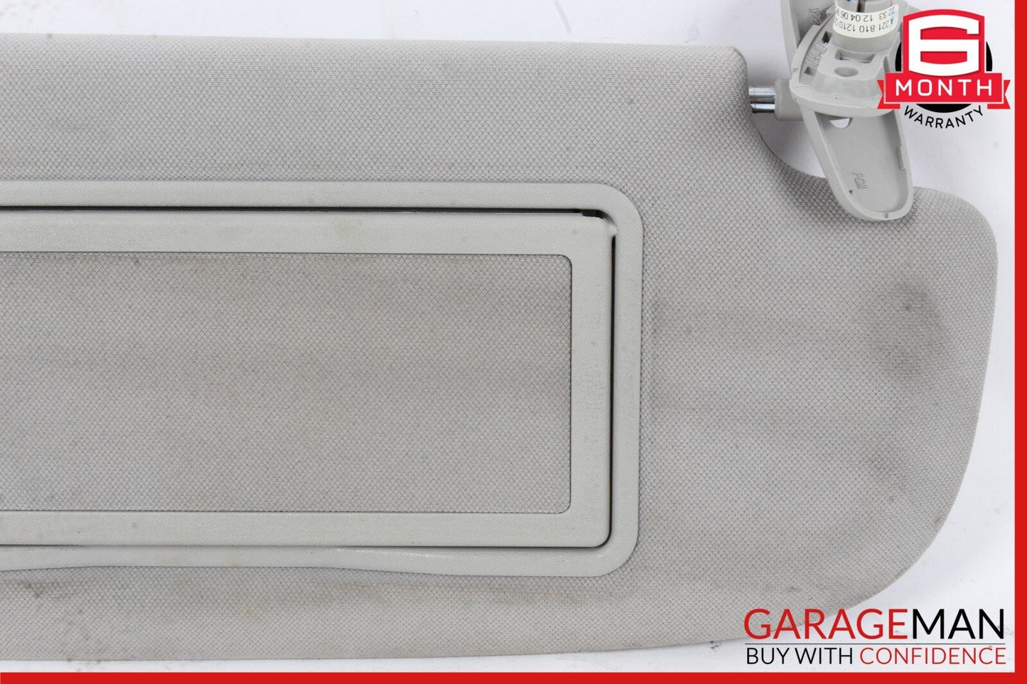 07-14 Mercedes W221 S400 Front Right Side Sun Visor Sunvisor Shade Suede OEM