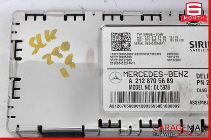 10-17 Mercedes R172 SLK250 C300 Sirius Satellite Radio Receiver Module Unit OEM