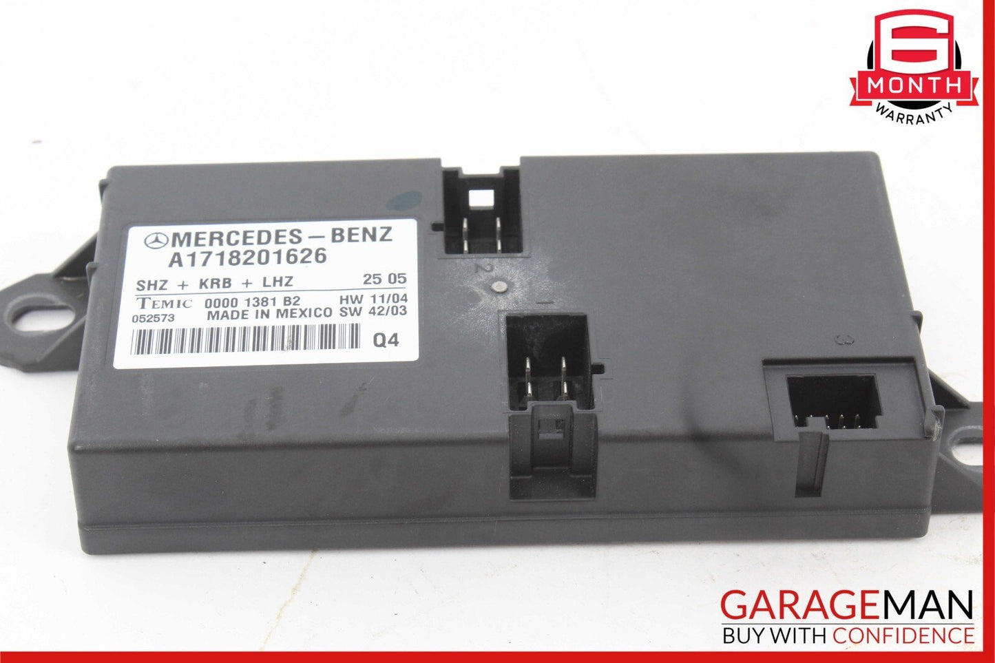 05-11 Mercedes R171 SLK350 Heating Heated Seat Control Module Unit Q4 OEM