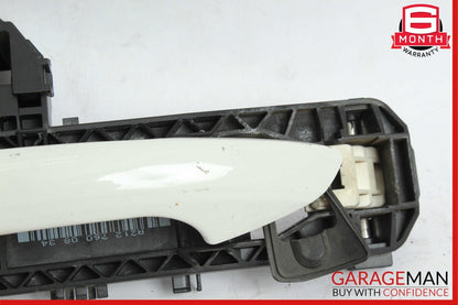 10-13 Mercedes W212 E550 E63 Front Left Side Exterior Door Handle Calcite White