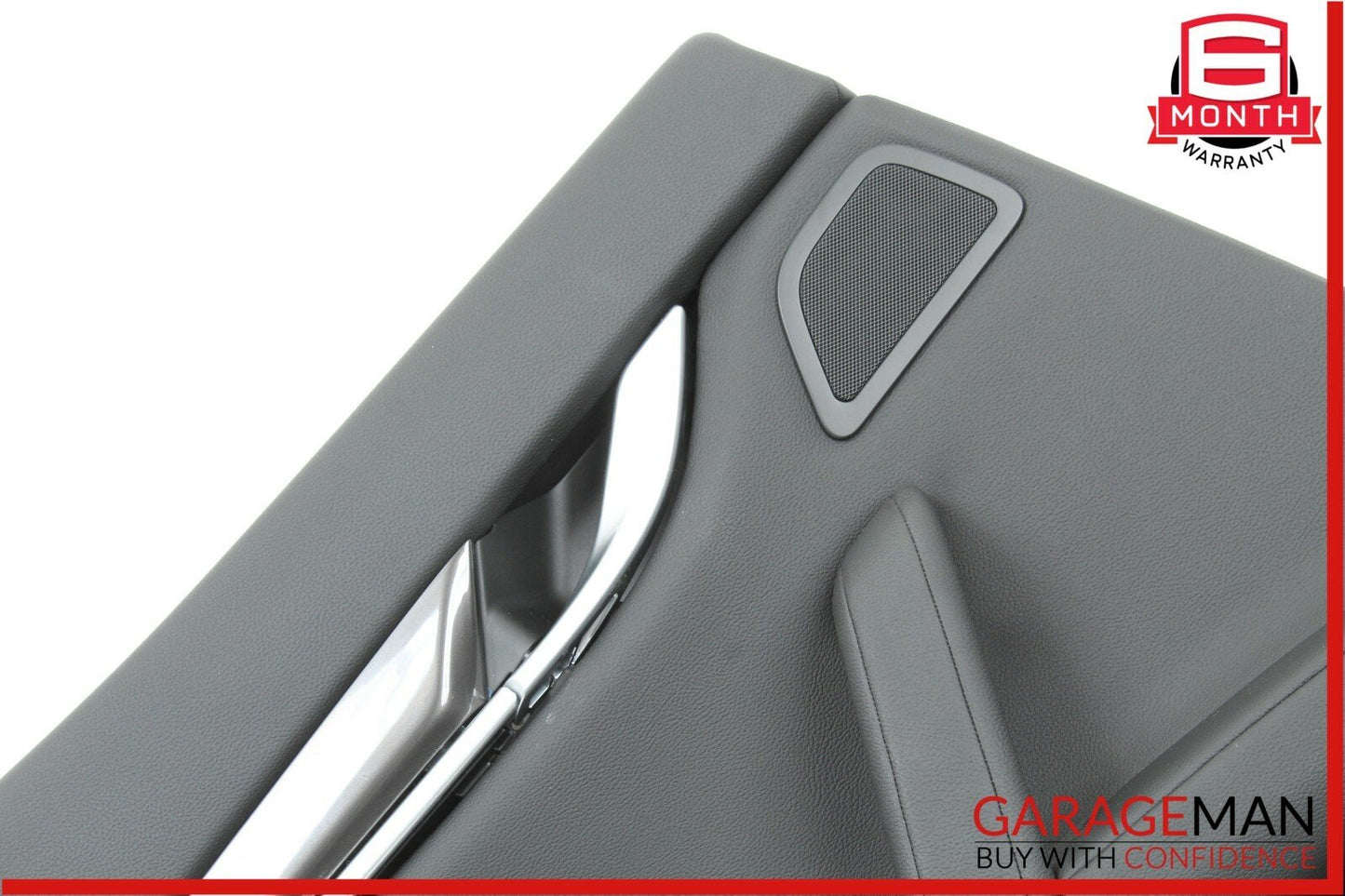 14-17 Maserati Ghibli Rear Left Driver Side Complete Interior Door Panel Black