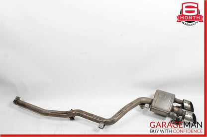 14-17 Maserati Ghibli Rear Right Side Exhaust System Muffler Dual Tip Assembly