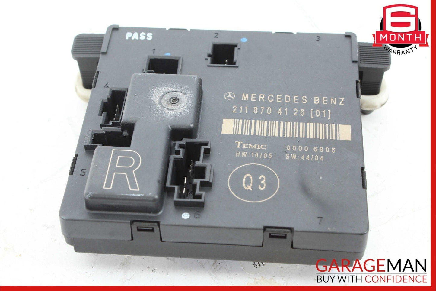 03-09 Mercedes W211 E350 E550 Rear Right Passenger Side Door Control Module Unit
