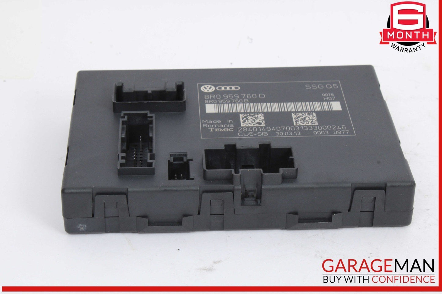 13-17 Audi Q5 SQ5 Front Left Driver Side Memory Seat Control Module Unit OEM