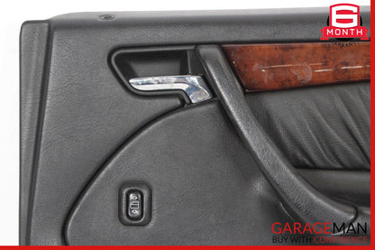 98-00 Mercedes W202 C230 Rear Right Side Interior Door Panel Black OEM