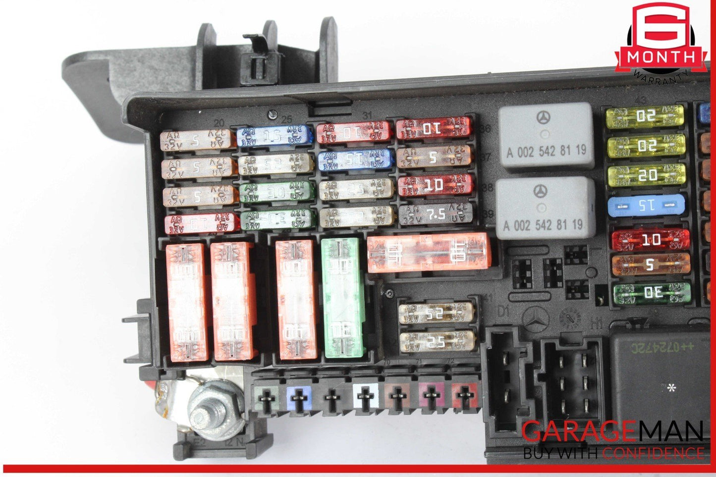 06-13 Mercedes W164 ML550 GL450 TPMS Tire Pressure Control Module w/ Fuse Box