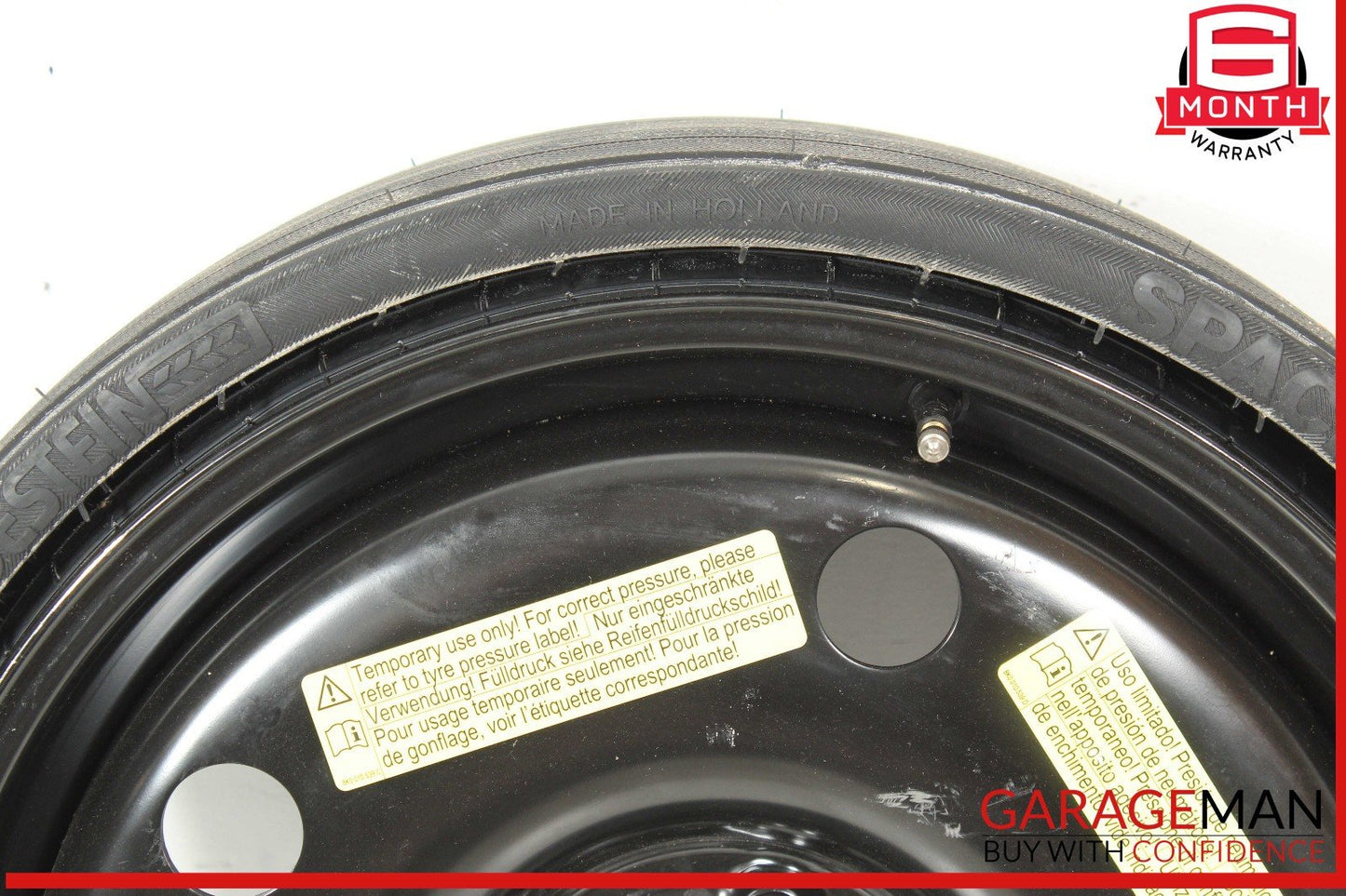 09-17 Audi SQ5 Emergency Spare Wheel Rim Tire 6 x 18 ET32 OEM