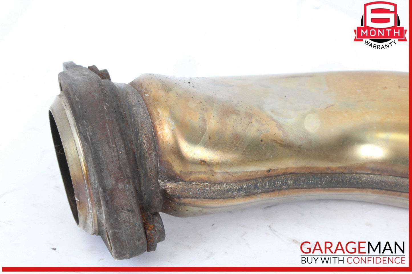 14-17 Mercedes W222 S550 Left Driver Side Engine Exhaust Pipe 2781401308 OEM