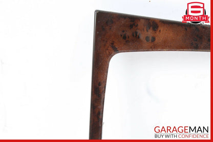 08-14 Mercedes C250 E350 E550 Center Console Shift Shifter Bezel Trim Wood OEM