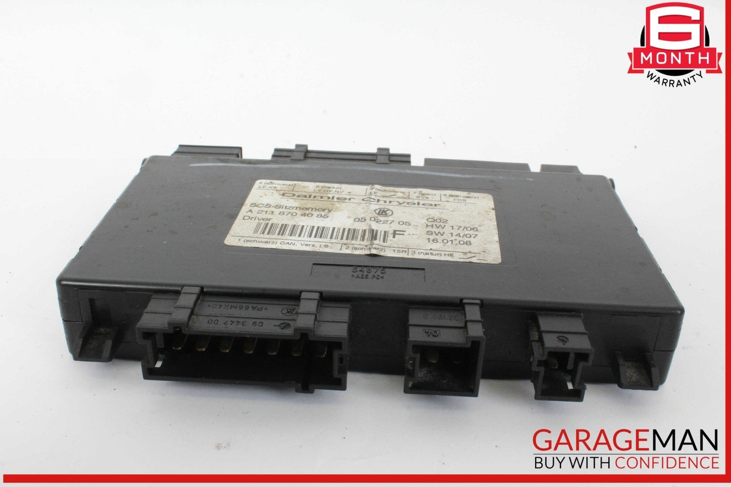 03-12 Mercedes X164 GL550 GL450 Front Left Driver Side Seat Control Module OEM