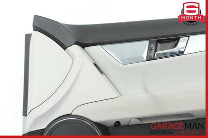 08-14 Mercedes W204 C250 Sedan Front Right Side Interior Door Panel Black Grey