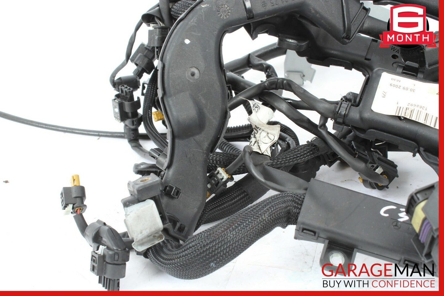 10-11 Mercedes W204 C300 3.0L Main Engine Motor Harness Wire Wiring Assembly OEM