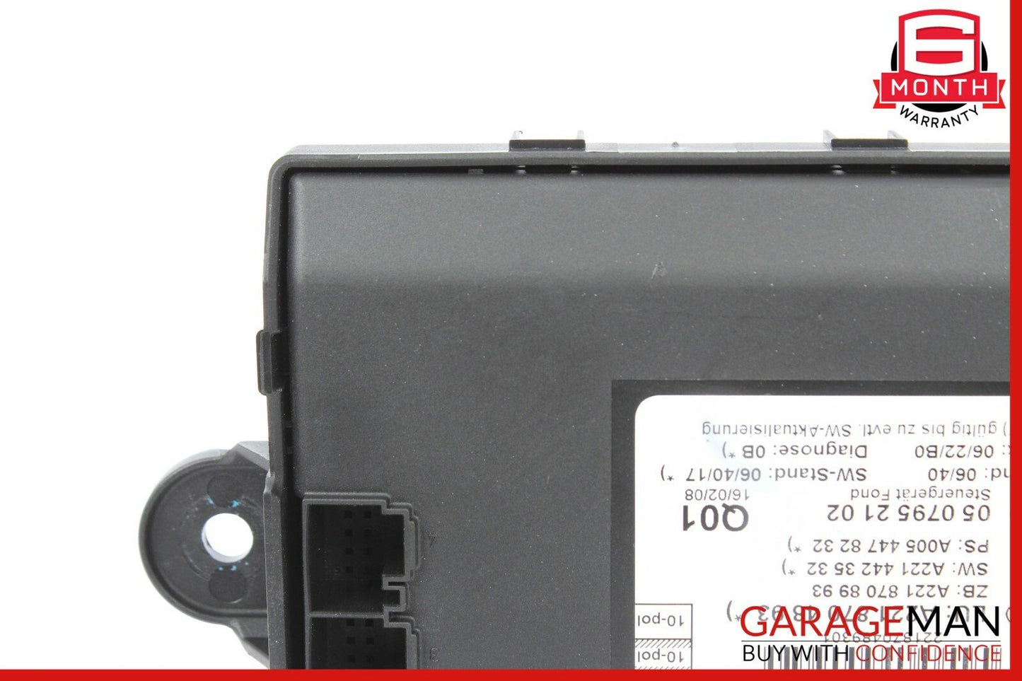 07-13 Mercedes W221 S550 S63 AMG Rear Left Side Door Control Module OEM