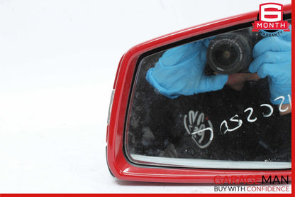 12-14 Mercedes W204 C250 C300 C350 Front Left Side Mirror Door Rear View Red OEM