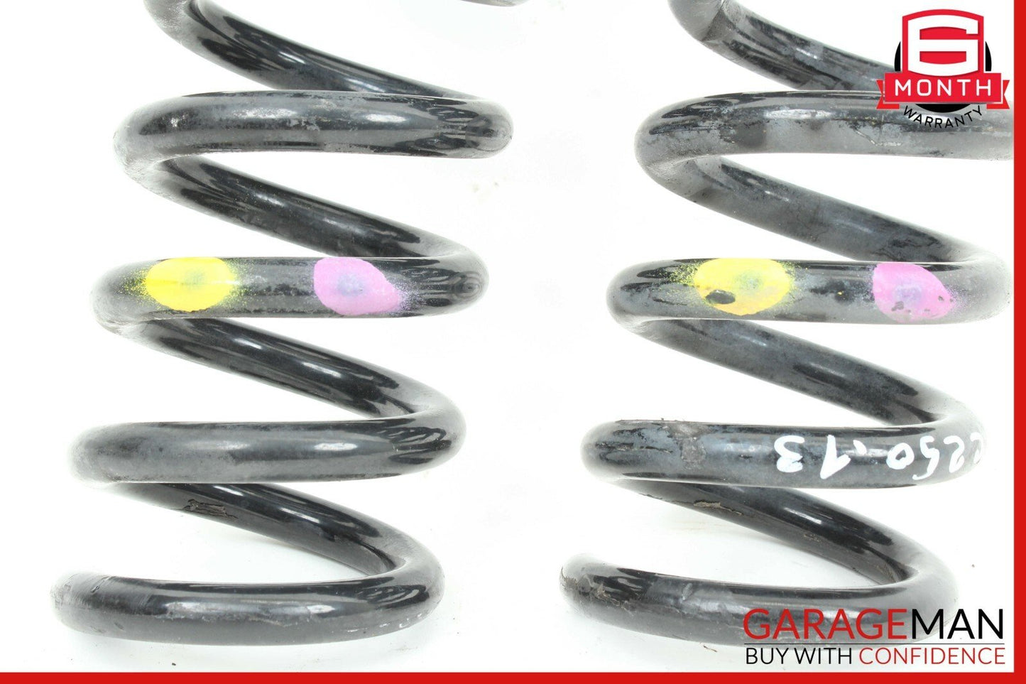 08-14 Mercedes W204 C250 Rear Left & Right Shock Absorber Coil Spring Set OEM