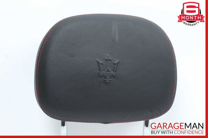 14-17 Maserati Ghibli Front Left / Right Side Seat Headrest Head Rest Black