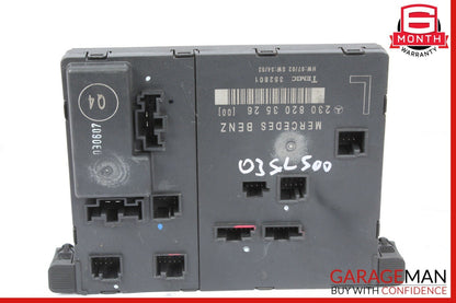 03-12 Mercedes R230 SL500 SL550 SL600 Front Left Side Door Control Module Unit
