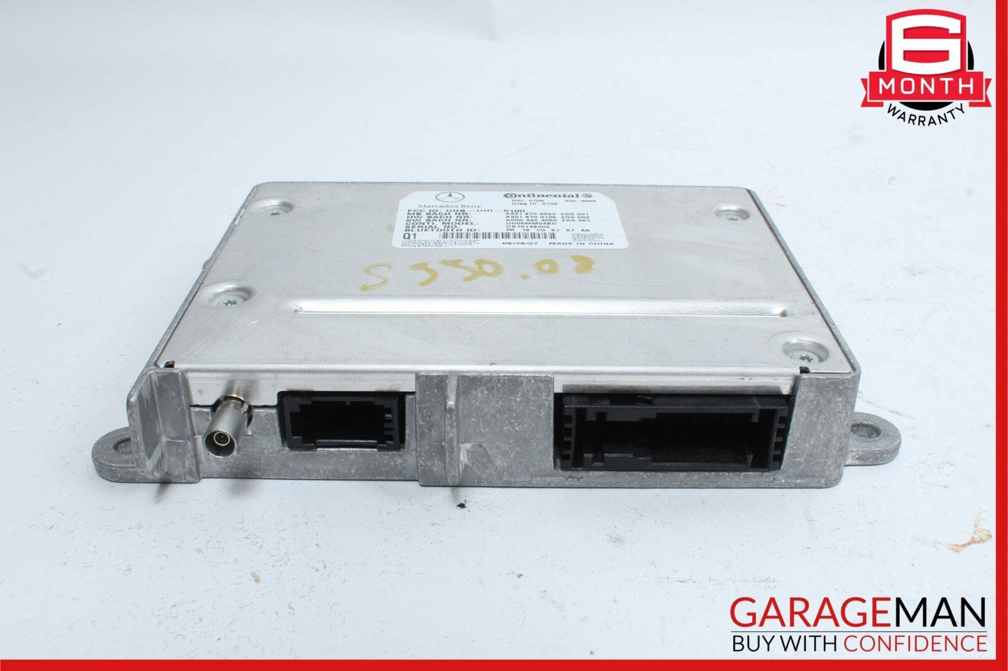 07-10 Mercedes W221 S550 CL550 Bluetooth Communication Module 2218709092 OEM